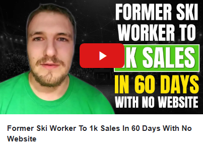 Former Ski Worker To 1k Sales In 60 Days With No Website